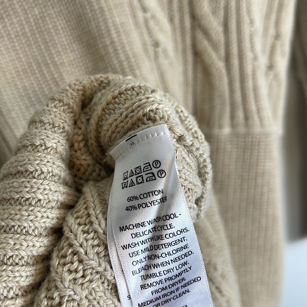 Joie Cable knit cardigan M - Picture 6 of 6
